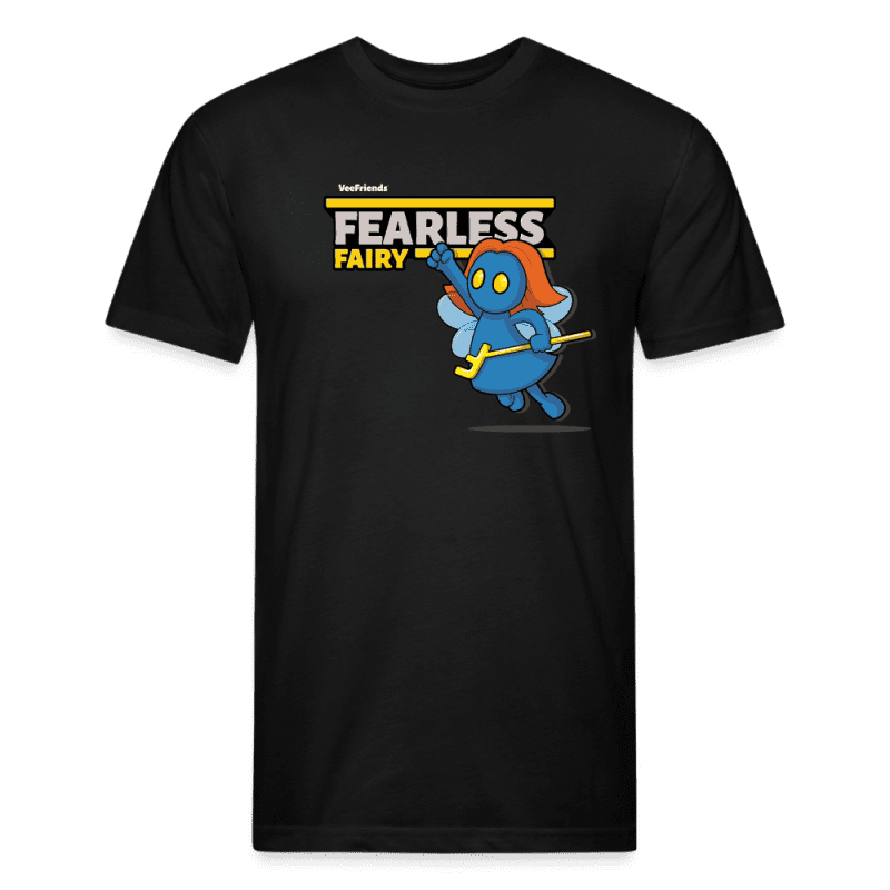 Fearless Fairy Character Comfort Adult Tee - black