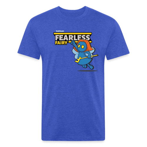 Fearless Fairy Character Comfort Adult Tee - heather royal