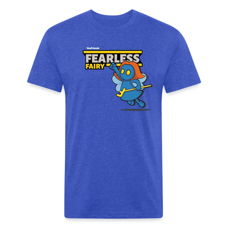 Fearless Fairy Character Comfort Adult Tee - heather royal