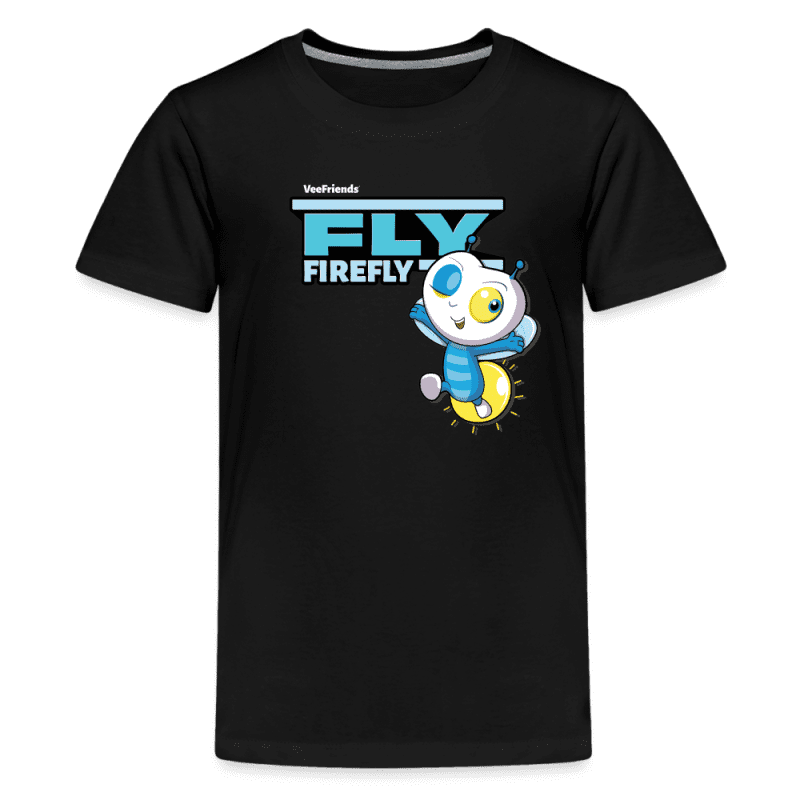 Fly Firefly Character Comfort Kids Tee - black