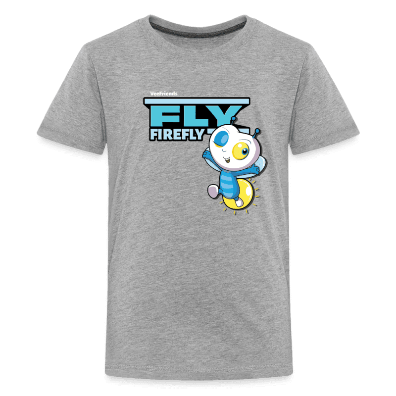 Fly Firefly Character Comfort Kids Tee - heather gray