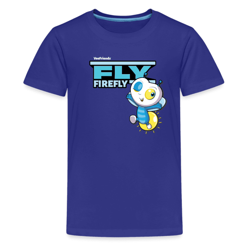 Fly Firefly Character Comfort Kids Tee - royal blue