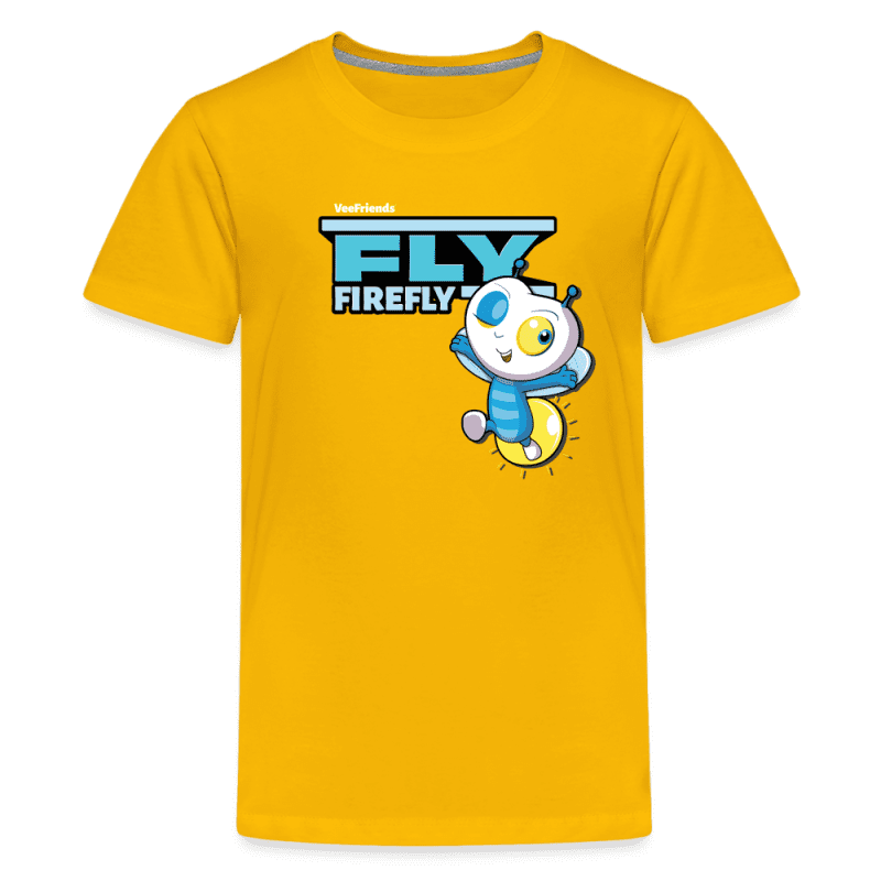 Fly Firefly Character Comfort Kids Tee - sun yellow