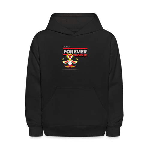 Forever Phoenix Character Comfort Kids Hoodie - black