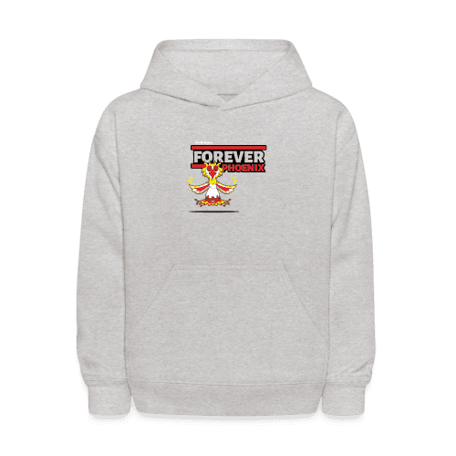 Forever Phoenix Character Comfort Kids Hoodie - heather gray