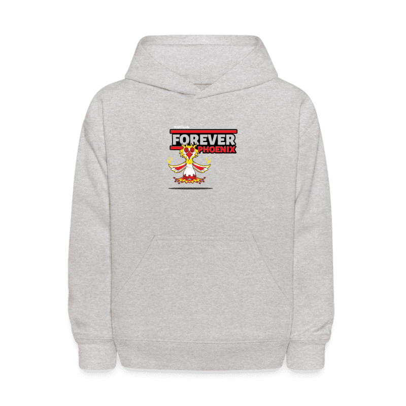 Forever Phoenix Character Comfort Kids Hoodie - heather gray