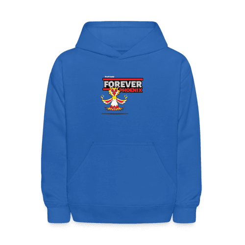 Forever Phoenix Character Comfort Kids Hoodie - royal blue