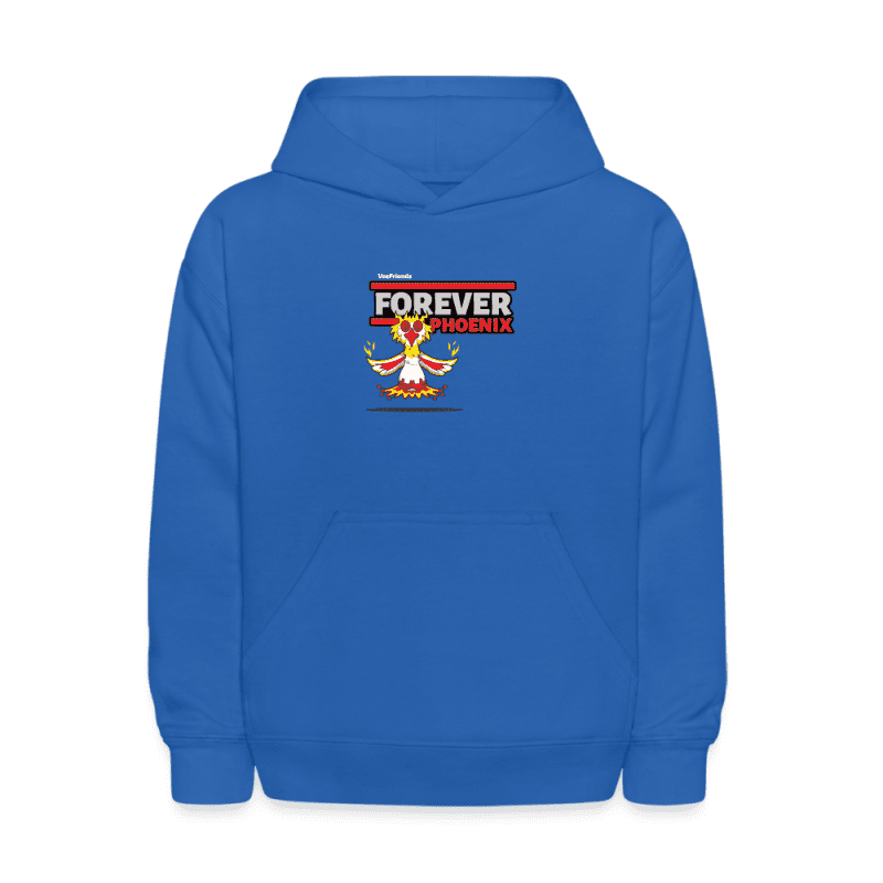 Forever Phoenix Character Comfort Kids Hoodie - royal blue