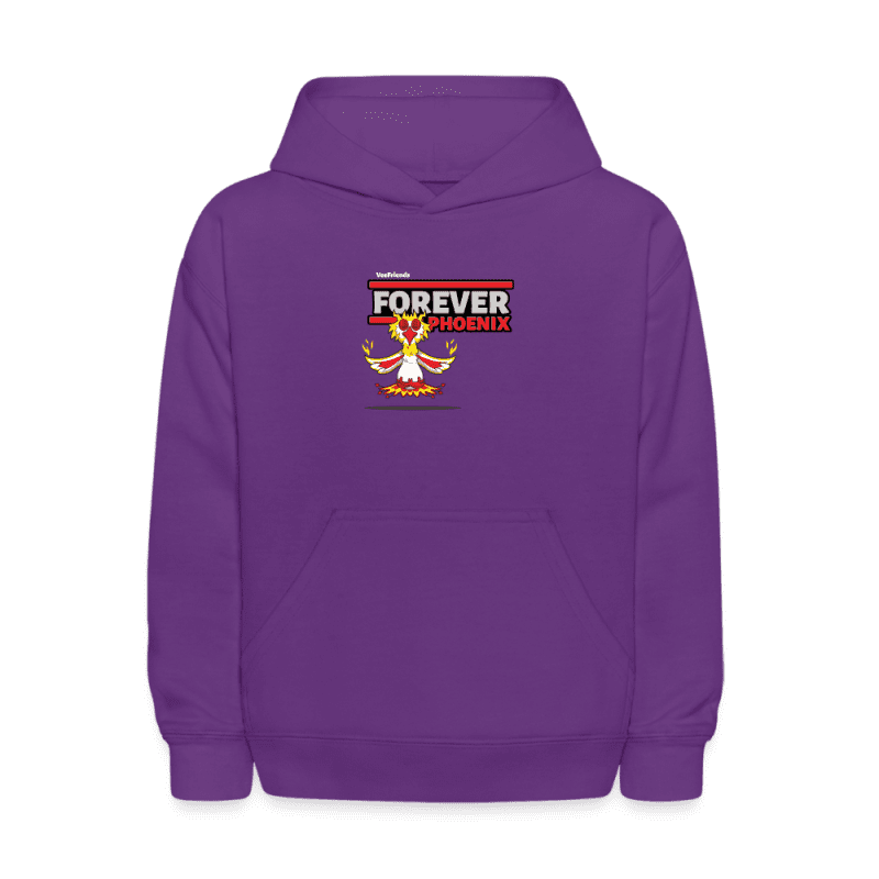 Forever Phoenix Character Comfort Kids Hoodie - purple