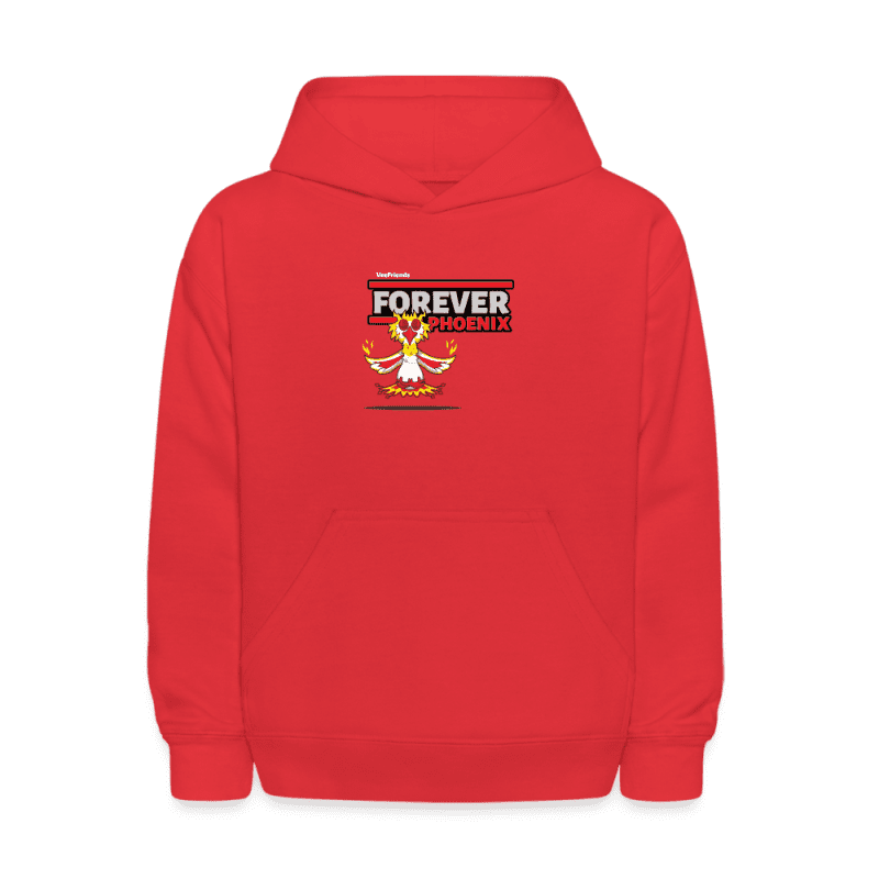 Forever Phoenix Character Comfort Kids Hoodie - red