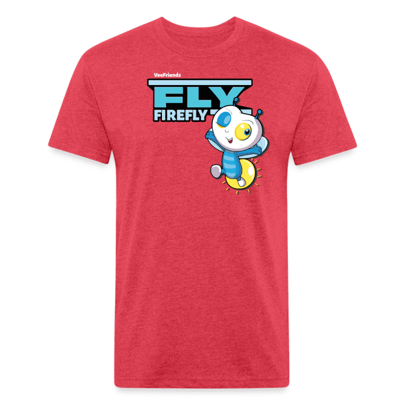 Fly Firefly Character Comfort Adult Tee - heather red