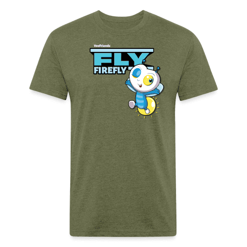 Fly Firefly Character Comfort Adult Tee - heather military green