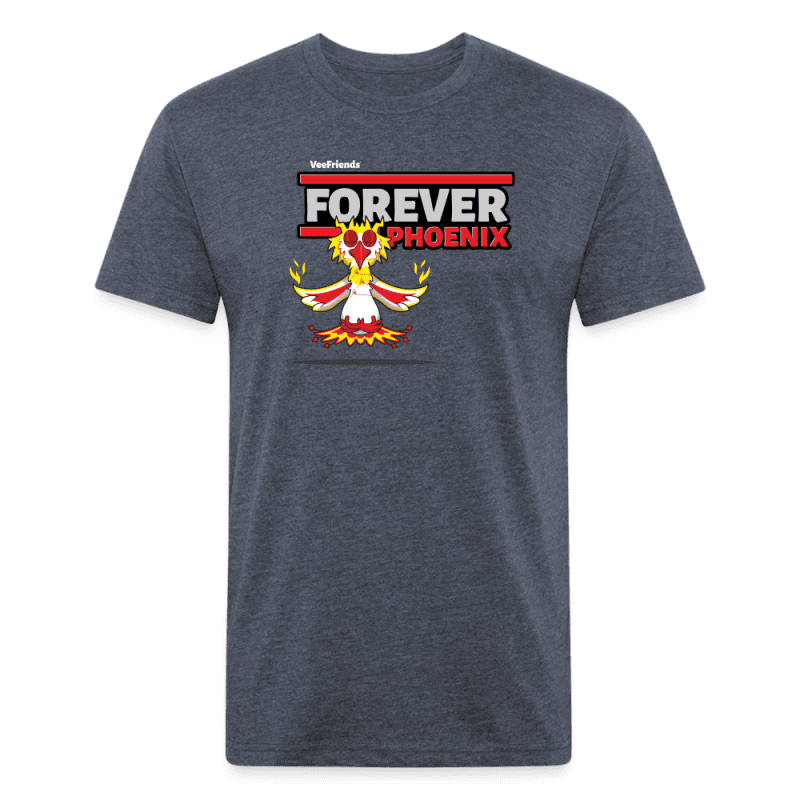 Forever Phoenix Character Comfort Adult Tee - heather navy