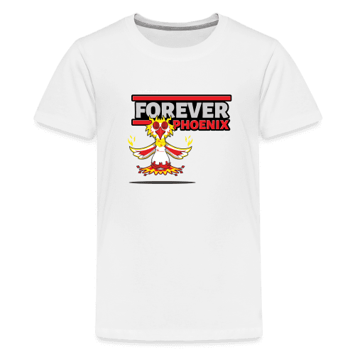 Forever Phoenix Character Comfort Kids Tee - white