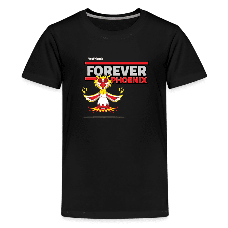 Forever Phoenix Character Comfort Kids Tee - black