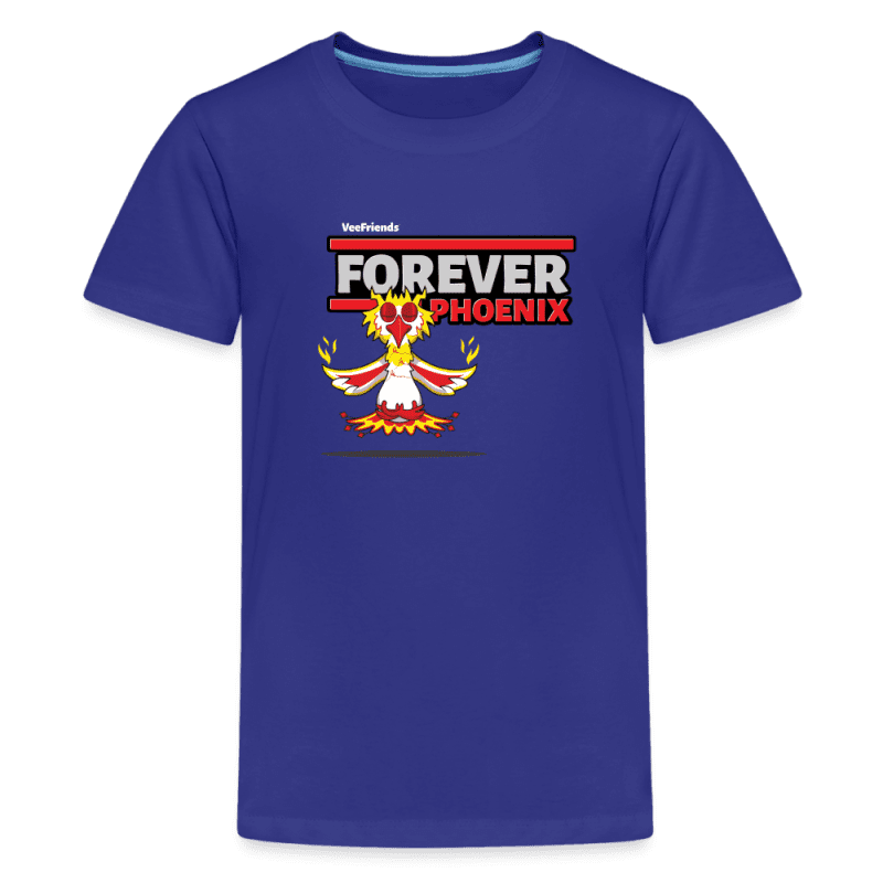 Forever Phoenix Character Comfort Kids Tee - royal blue