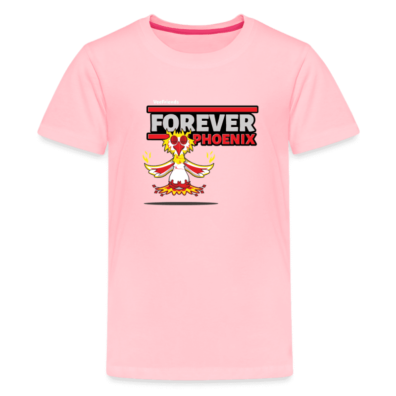 Forever Phoenix Character Comfort Kids Tee - pink