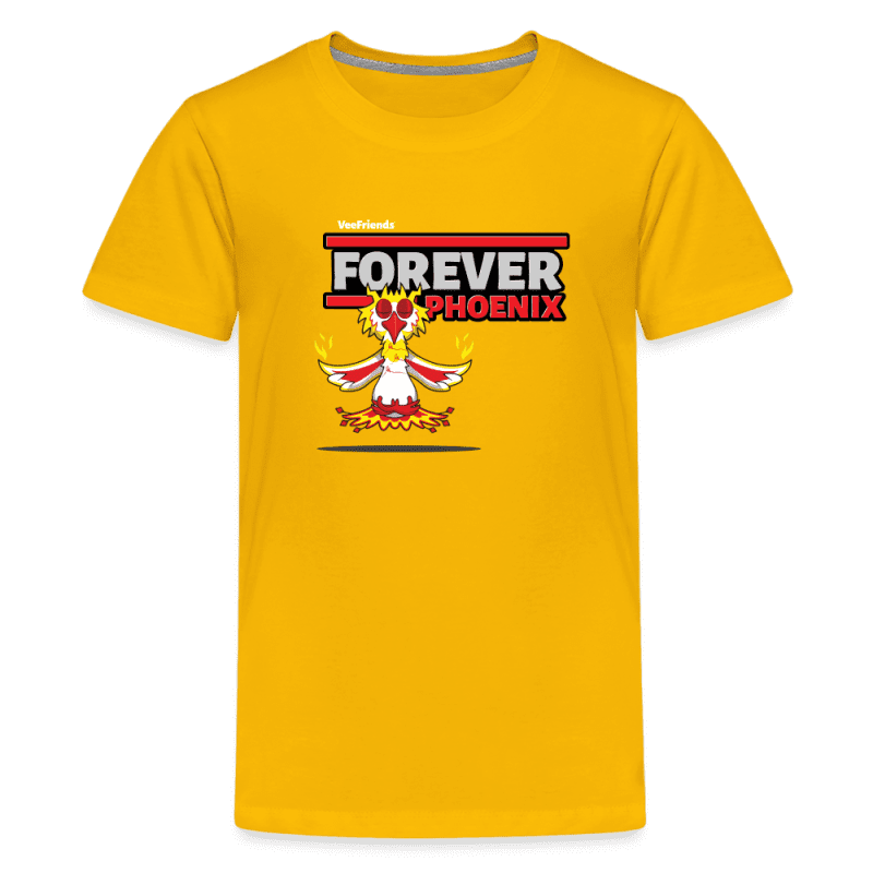 Forever Phoenix Character Comfort Kids Tee - sun yellow