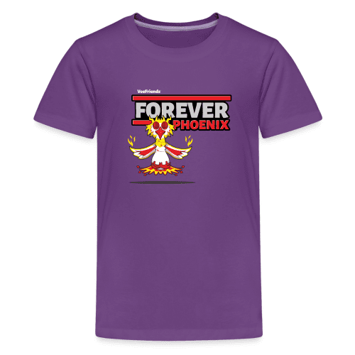 Forever Phoenix Character Comfort Kids Tee - purple