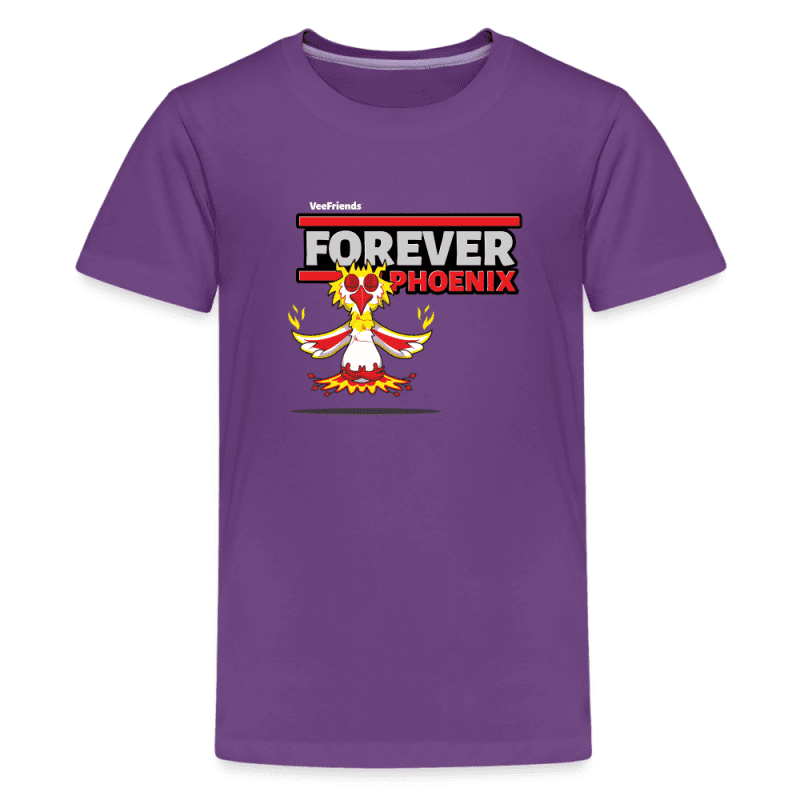 Forever Phoenix Character Comfort Kids Tee - purple