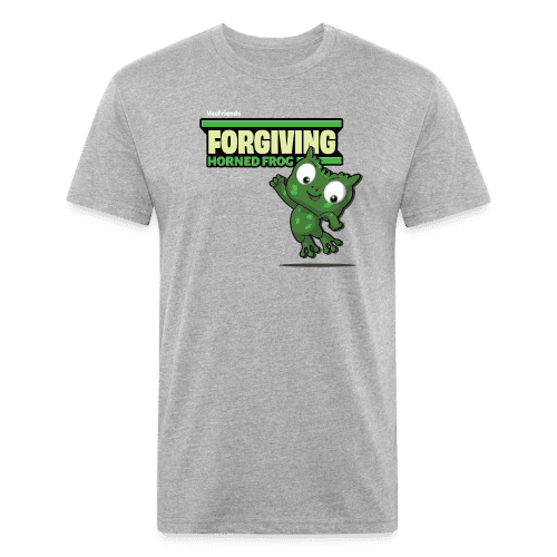 Forgiving Horned Frog Character Comfort Adult Tee - heather gray