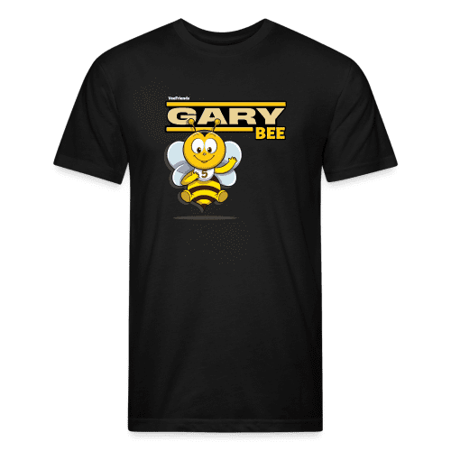 Gary Bee Character Comfort Adult Tee - black