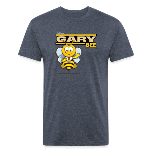 Gary Bee Character Comfort Adult Tee - heather navy