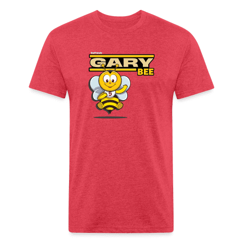 Gary Bee Character Comfort Adult Tee - heather red