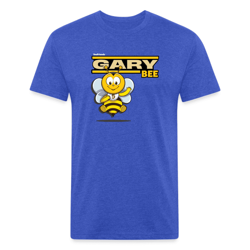 Gary Bee Character Comfort Adult Tee - heather royal