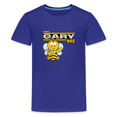 Gary Bee Character Comfort Kids Tee - royal blue