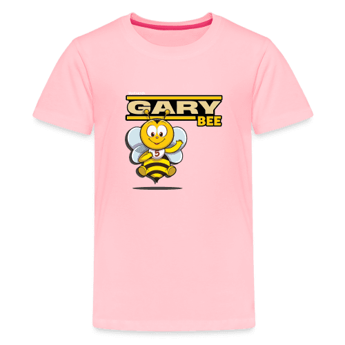 Gary Bee Character Comfort Kids Tee - pink