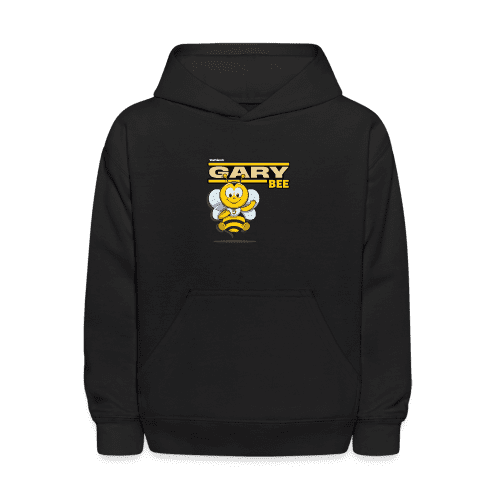 Gary Bee Character Comfort Kids Hoodie - black