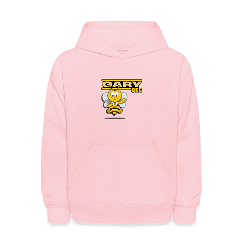 Gary Bee Character Comfort Kids Hoodie - pink