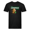 Generous Gerbil Character Comfort Adult Tee - black