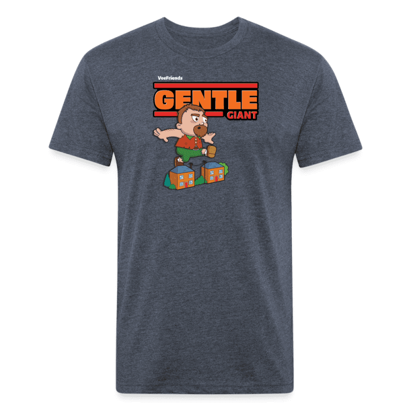 Gentle Giant Character Comfort Adult Tee - heather navy