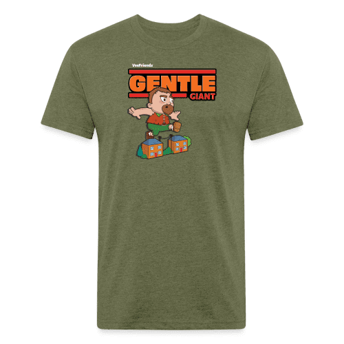 Gentle Giant Character Comfort Adult Tee - heather military green