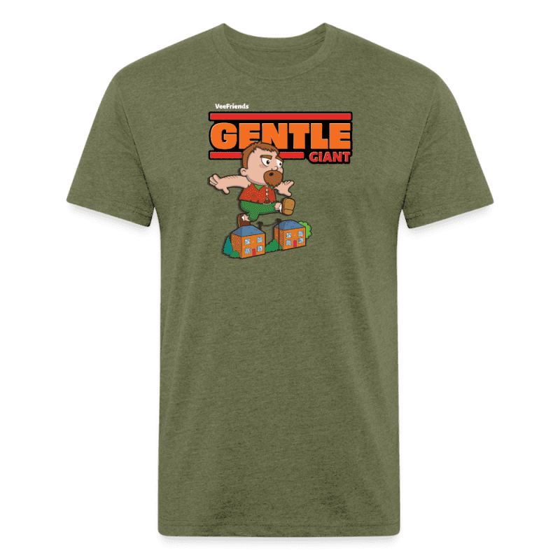 Gentle Giant Character Comfort Adult Tee - heather military green