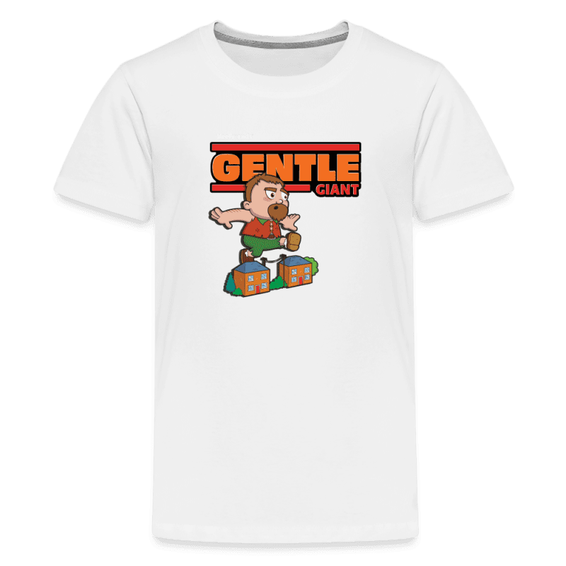 Gentle Giant Character Comfort Kids Tee - white