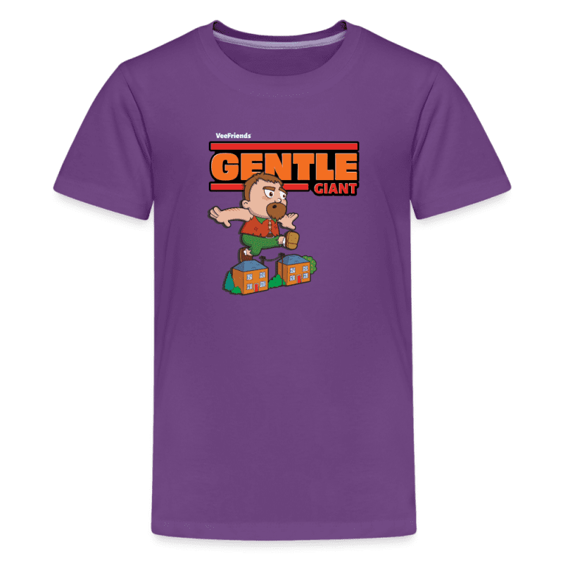 Gentle Giant Character Comfort Kids Tee - purple