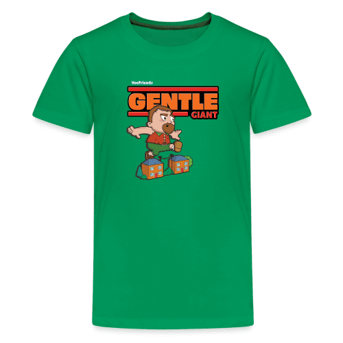 Gentle Giant Character Comfort Kids Tee - kelly green