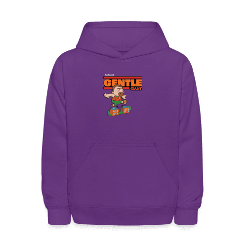 Gentle Giant Character Comfort Kids Hoodie - purple