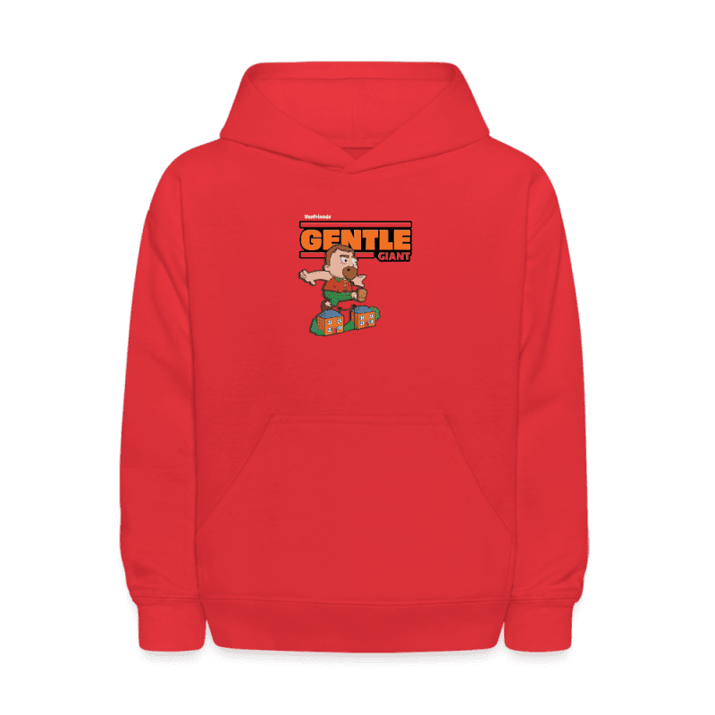 Gentle Giant Character Comfort Kids Hoodie - red