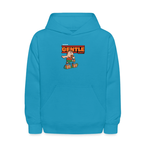 Gentle Giant Character Comfort Kids Hoodie - turquoise