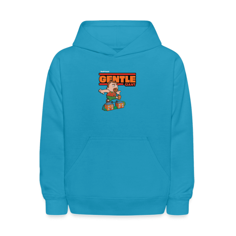 Gentle Giant Character Comfort Kids Hoodie - turquoise