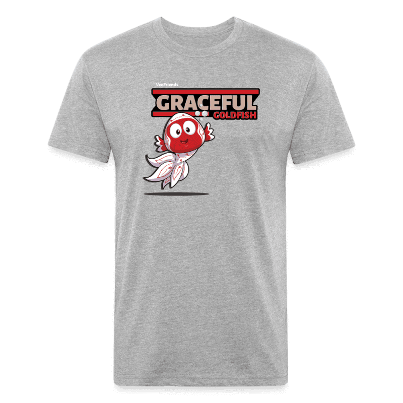 Graceful Goldfish Character Comfort Adult Tee - heather gray