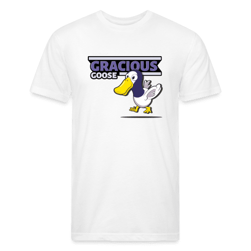 Gracious Goose Character Comfort Adult Tee - white