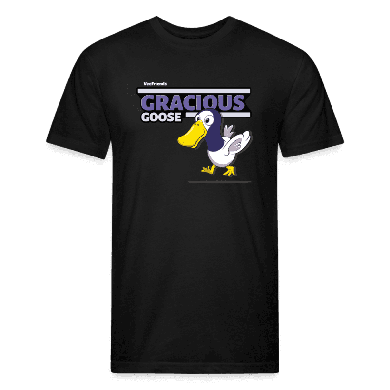 Gracious Goose Character Comfort Adult Tee - black