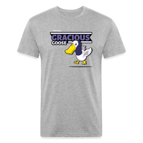 Gracious Goose Character Comfort Adult Tee - heather gray