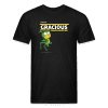 Gracious Grasshopper Character Comfort Adult Tee - black