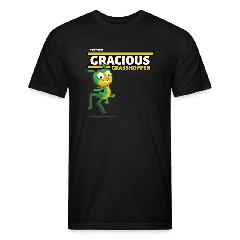 Gracious Grasshopper Character Comfort Adult Tee - black